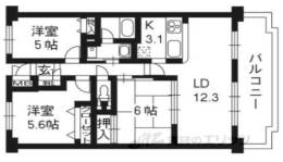 グランコート御陵II間取り図面