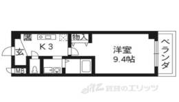 クレール紫明間取り図面