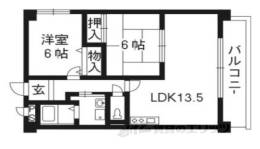 メゾンクレーネ弐番館間取り図面