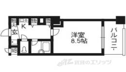 デリード＆サンヴェール桂川東602号室間取り図面