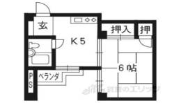 ヴィラ勧修寺間取り図面