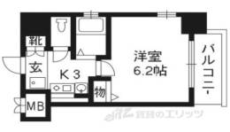 ベラジオ二条城前間取り図面