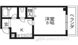 パルティール五条間取り図面