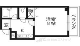 パルティール五条間取り図面
