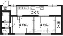 シャトー嵯峨間取り図面