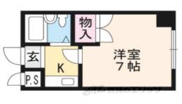 ピュアー紙屋川間取り図面
