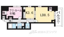 ベラジオ烏丸御池間取り図面