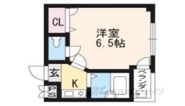 平行マンション間取り図面
