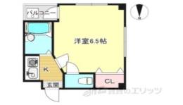 平行マンション間取り図面