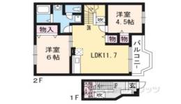 サンパレス２１Ａ間取り図面