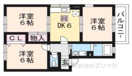エミナ・コレージュＡ棟間取り図面
