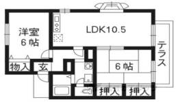 ロイヤルシャトーＢ棟間取り図面