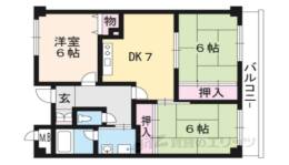 西谷第５ハイツ間取り図面