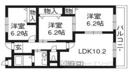 エスト京田辺２間取り図面