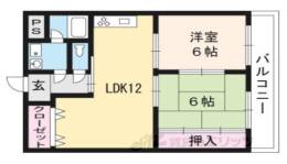 タイハイツ焼田間取り図面