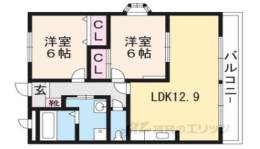 ヴィラバーデンバーデン間取り図面