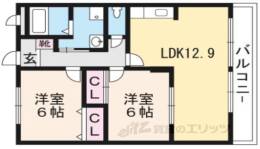 ヴィラバーデンバーデン間取り図面