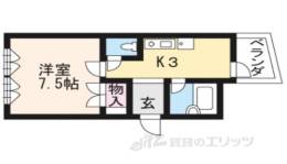 ブリランテ左京間取り図面