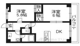 パルティール２番館間取り図面