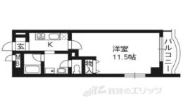 シャルト椥辻間取り図面