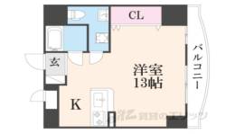 シャルト椥辻間取り図面