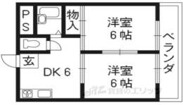 パレス稲荷間取り図面