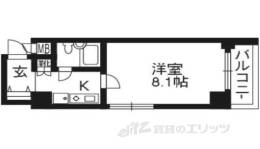 Ｄｅ’ｌｅａｄ烏丸五条間取り図面