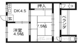 コーポ滝川間取り図面