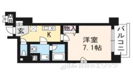 アスヴェル京都市役所前２間取り図面