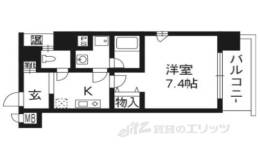 アスヴェル京都市役所前２間取り図面