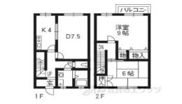 イーズコート桂２間取り図面