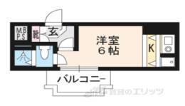 ライオンズマンション京都河原町間取り図面