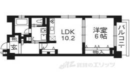 リーガル京都東本願寺前間取り図面