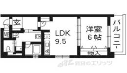 リーガル京都東本願寺前間取り図面