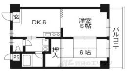 寺田ガーデンハイツ２番館間取り図面