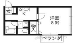 クレール桃山間取り図面