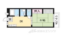 エステート近畿蛇溝間取り図面