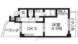 ピュアコート五条間取り図面