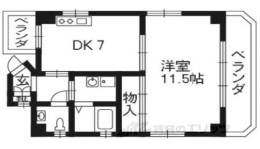ピュアコート五条間取り図面