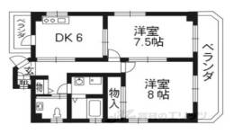 ピュアコート五条間取り図面