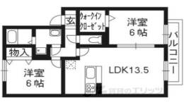 セジュールハピネスＢ棟間取り図面
