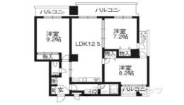 上京区マンション間取り図面
