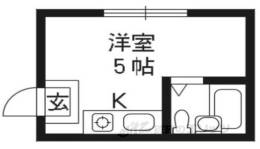 ハイツ阪本間取り図面