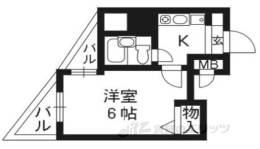 エスリ－ド京都駅前間取り図面