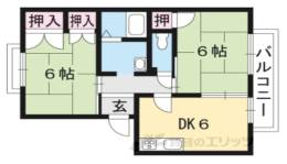 ツインハイツオークＢ棟間取り図面