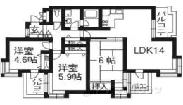 メイゾン鞍馬口間取り図面