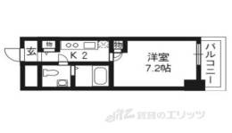 コスモフォーラム四条間取り図面