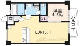 グリーンハイツ竹宇間取り図面