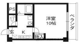 アルトシュロス四条大宮間取り図面