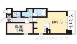 Ｓ－ＦＯＲＴ二条城前間取り図面